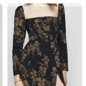 ***iso*** reformation sigmund dress in "night garden" 0